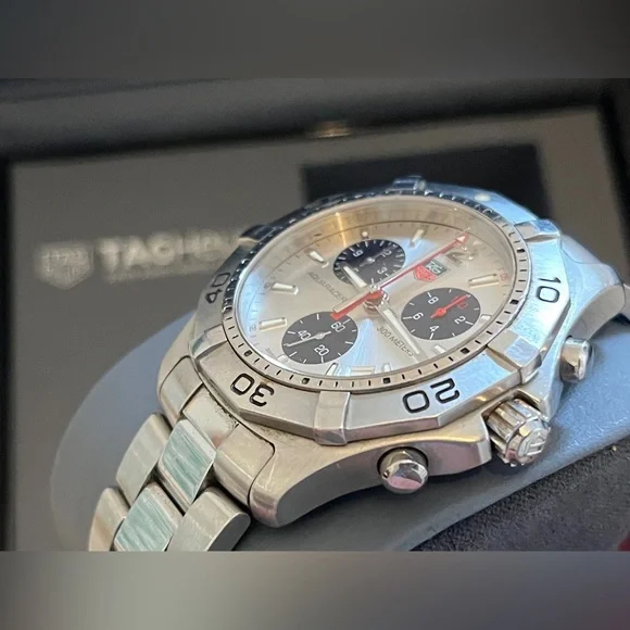 TAG HEUER AQUARACER PRO SWISS CHRONOGRAPH WATCH | 42mm | LIKE NEW IN PACKAGING! - Picture 3 of 14